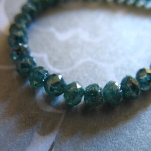 Diamond Rondelle Beads
