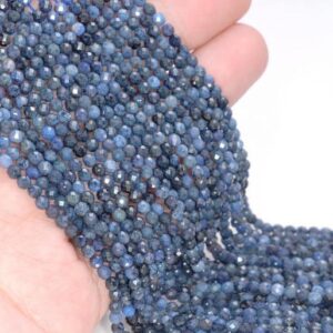 Dumortierite Faceted Beads
