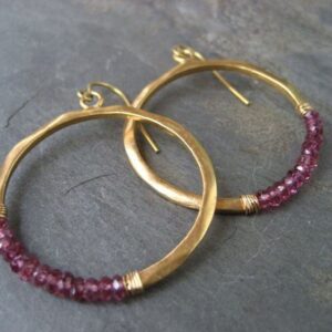 Garnet Earrings