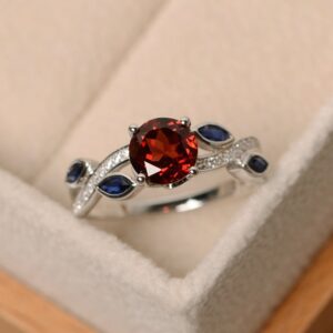 Garnet Rings