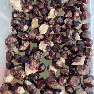 Tumbled Garnet Stones