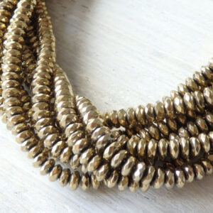 Hematite Rondelle Beads