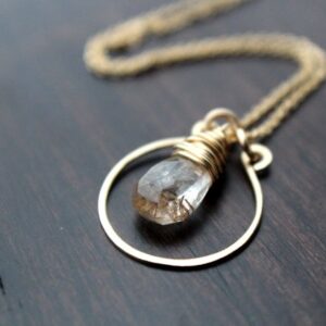 Rutilated Quartz Necklaces