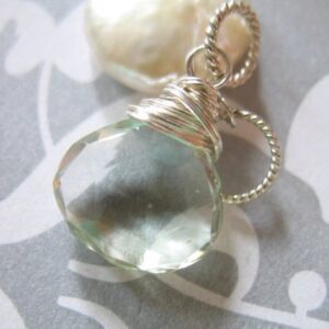 Green Amethyst Pendants Green Amethyst Pendants