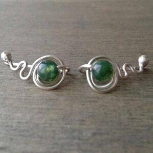 Moss Agate Earrings