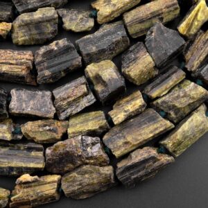 Green Tourmaline Chip Beads