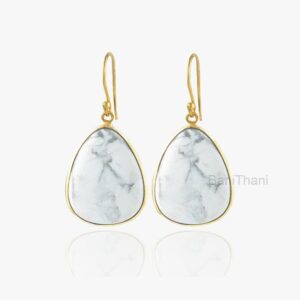 Howlite Earrings Howlite Earrings