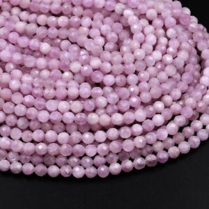 Kunzite Faceted Beads Kunzite Faceted Beads
