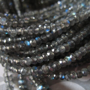 Labradorite Rondelle Beads