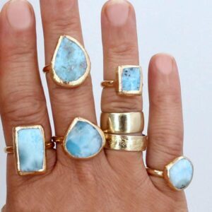 Larimar Rings
