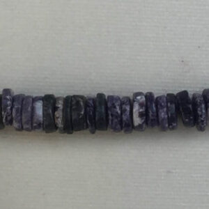Lepidolite Rondelle Beads