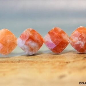 Orange Calcite Bead Shapes