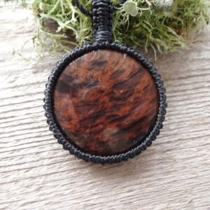 Mahogany Obsidian Pendants