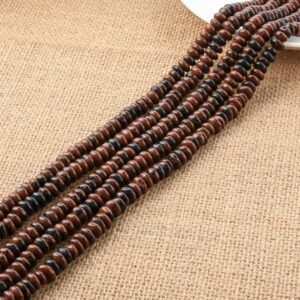 Mahogany Obsidian Rondelle Beads Mahogany Obsidian Rondelle Beads