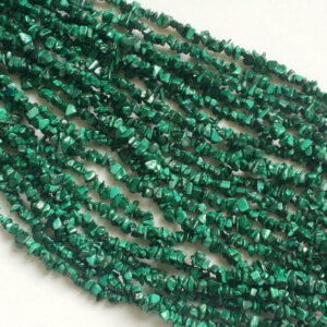 Malachite Chip Beads