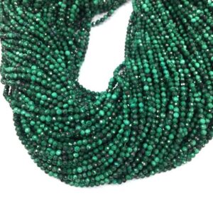 Malachite Faceted Beads