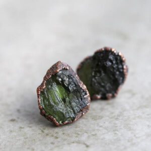 Moldavite Earrings