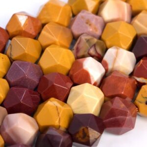 Mookaite Jasper Faceted Beads