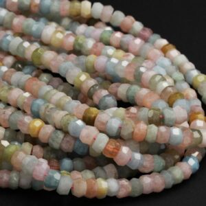 Morganite Faceted Beads Morganite Faceted Beads