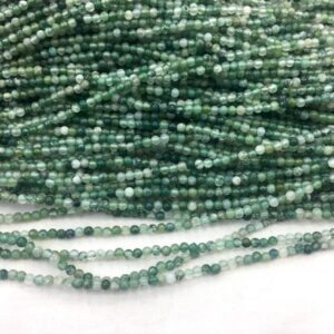 Moss Agate Bead Shapes