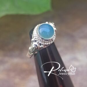 Blue Calcite Rings Blue Calcite Rings