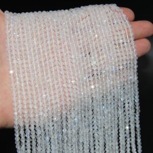 Rainbow Moonstone Faceted Beads