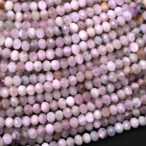 Kunzite Rondelle Beads Kunzite Rondelle Beads