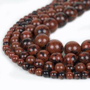 Mahogany Obsidian Round Beads Mahogany Obsidian Round Beads