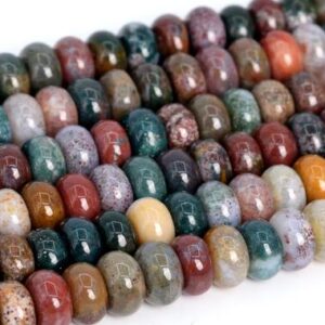Ocean Jasper Rondelle Beads