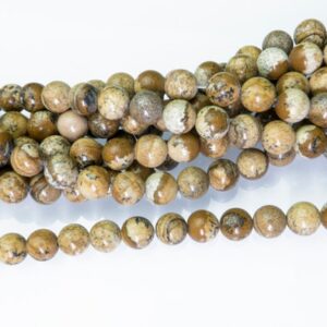 Picture Jasper Round Beads