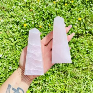 Pink Calcite Points & Wands