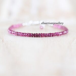 Pink Tourmaline Bracelets