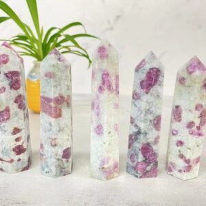 Pink Tourmaline Points & Wands Pink Tourmaline Points & Wands