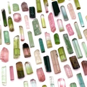 Pink Tourmaline Crystals & Stones