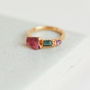 Pink Tourmaline Rings