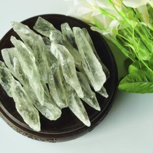 Green Amethyst Points & Wands