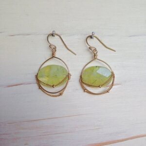 Prehnite Earrings