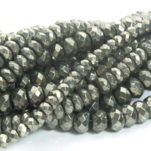 Pyrite Faceted Beads