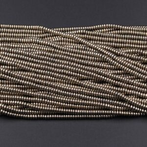 Pyrite Rondelle Beads