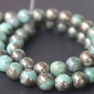 Pyrite Round Beads