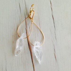 Quartz Crystal Earrings Quartz Crystal Earrings