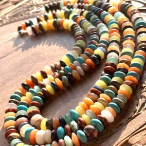 Quartz Crystal Rondelle Beads Quartz Crystal Rondelle Beads