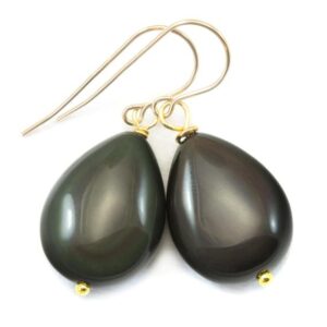 Rainbow Obsidian Earrings