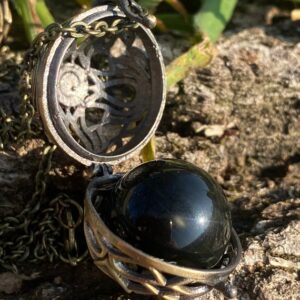Rainbow Obsidian Pendants