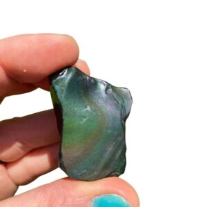 Rainbow Obsidian Crystals & Stones