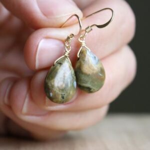 Rainforest Jasper Earrings