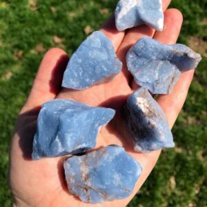 Raw Angelite Crystals Raw Angelite Crystals