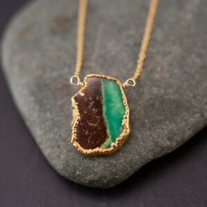 Chrysoprase Pendants