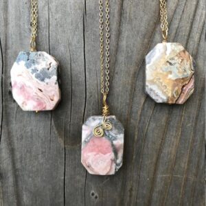 Rhodochrosite Pendants Rhodochrosite Pendants
