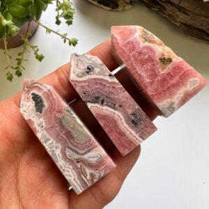 Rhodochrosite Points & Wands